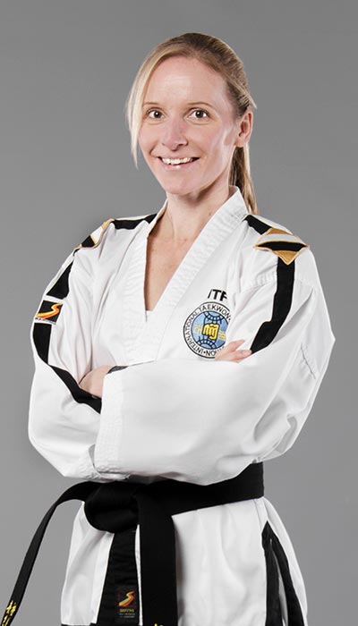 Sarah Wilson tae kwon do instructor